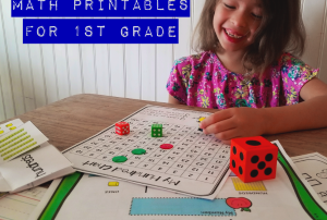free first grade math printables