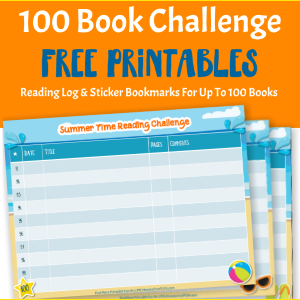Free Summer Reading Printables & 100 Book Challenge