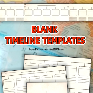free printable timeline templates blank