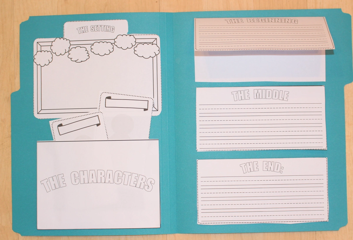 free lapbook template for book reports