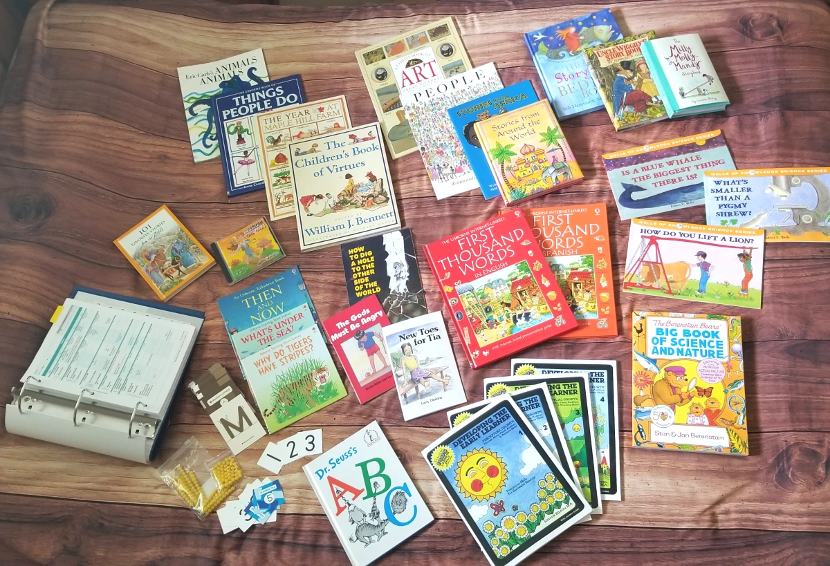 homeschool preschool curriculum pre-k package from sonlight