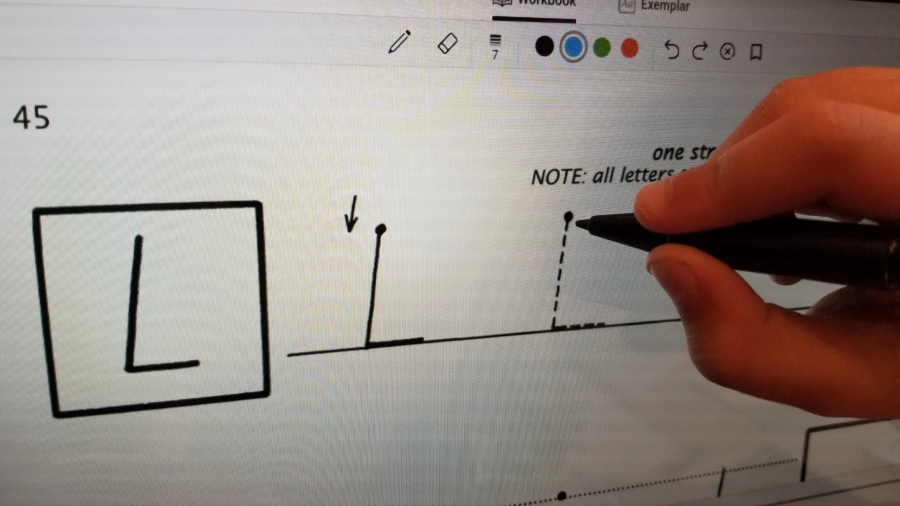 handwriting for kids italic script