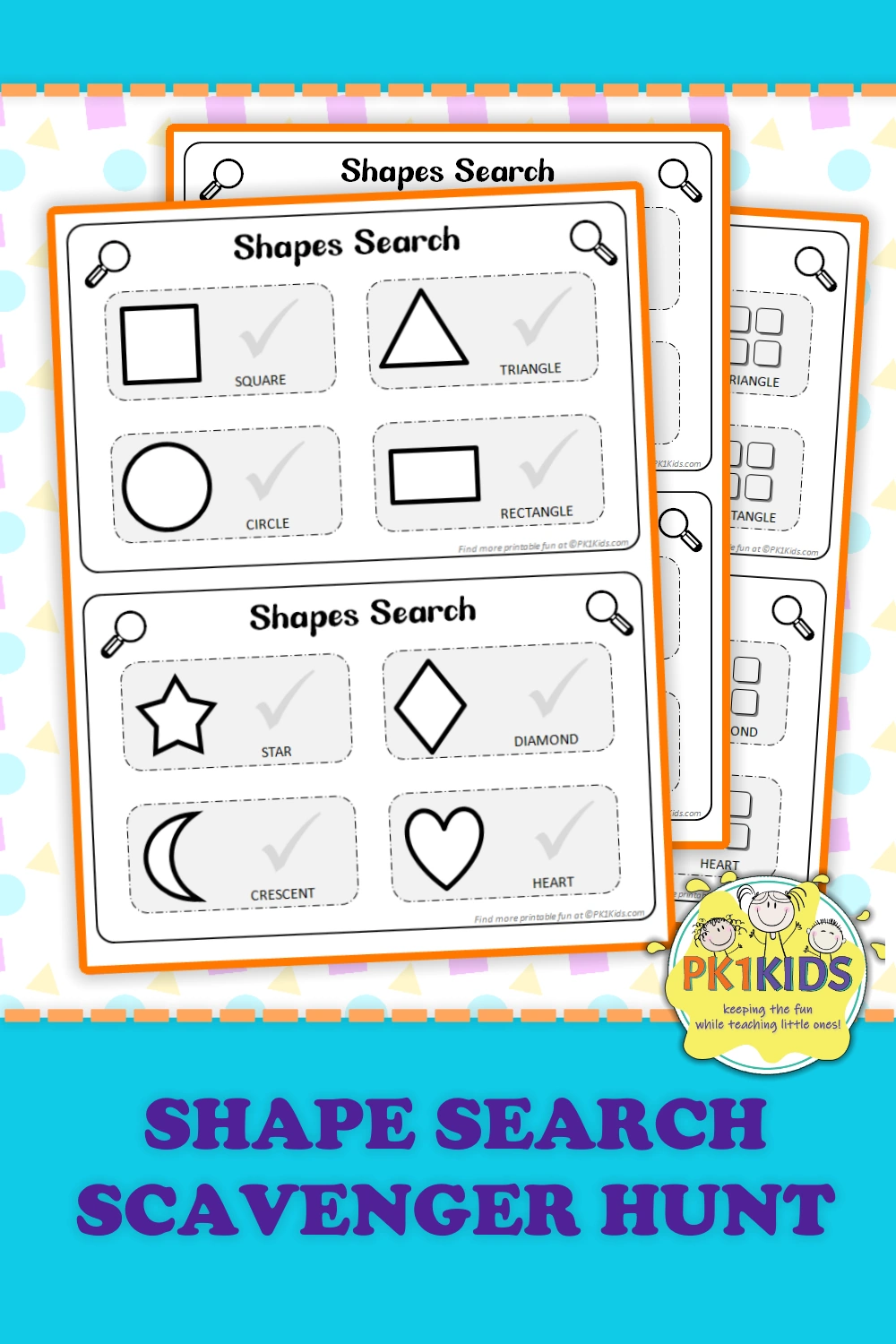 shapes search scavenger hunt free printable