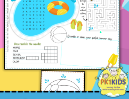 Summer Fun Activity Pages – Pool Party