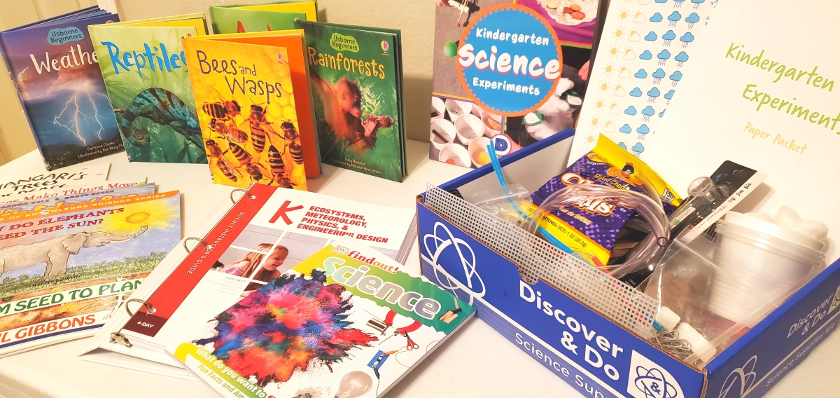 picture of sonlight's kindergarten science curriculum