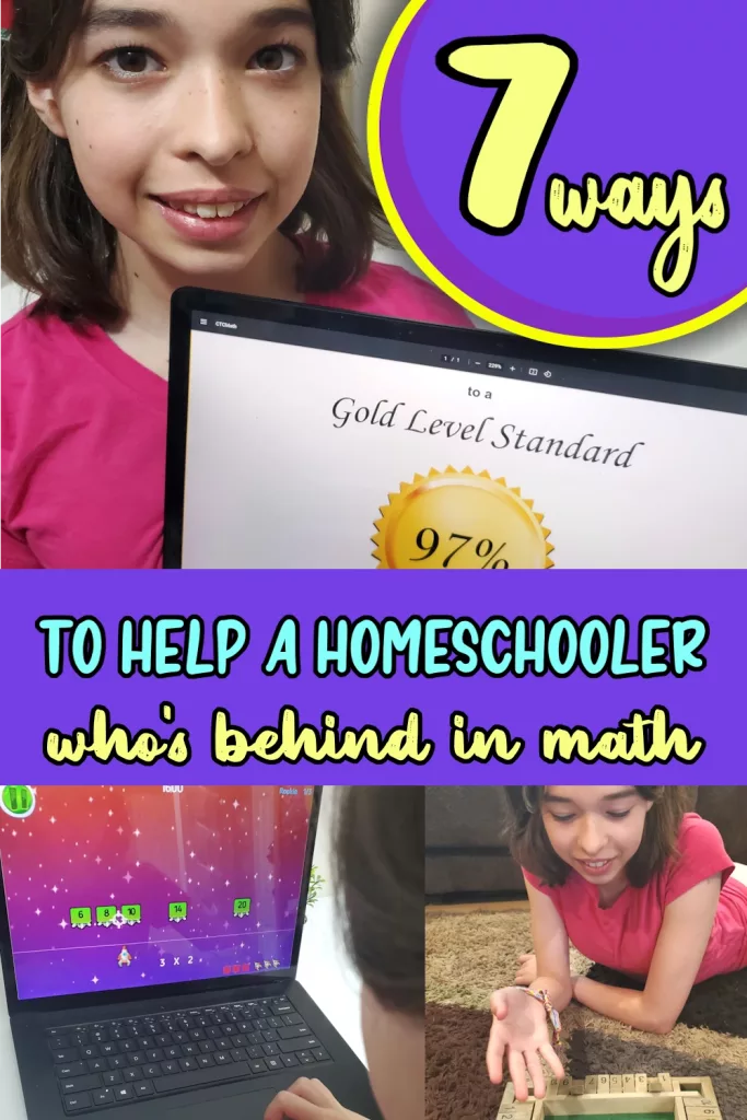 Here are 7 ways you can help your homeschooler who's behind in math.